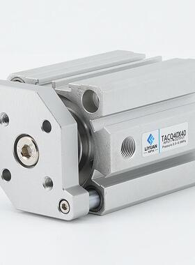 薄型三轴三杆气缸带导杆TACQ12/16/20/25/32/40/50/63/80X10X15
