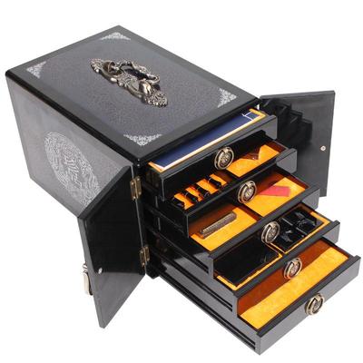 旭龙山庄高档国画书法用品文房四宝精品礼盒笔墨纸砚套装