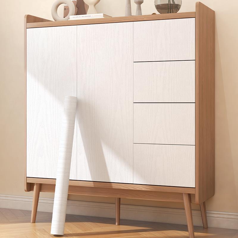 A6L木纹柜子贴纸防水自粘柜门桌面改色橱柜鞋柜衣柜翻新家具加厚