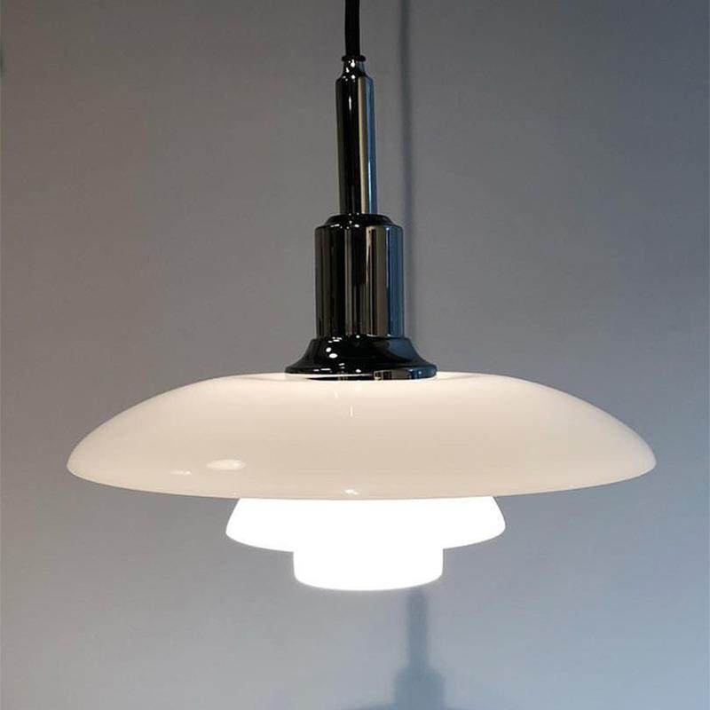 后现代餐厅中古风吊灯北欧简约包豪斯玻璃多层卧室阳台吧台灯具,家装灯饰光源,智能吊灯,淘宝优惠券,粉丝福利购,淘宝优惠卷