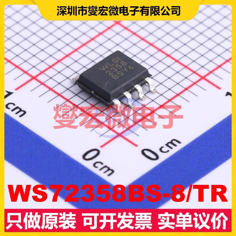 WS72358BS-8/TR SOP-8 运算放大器芯片IC,电子元器件市场,逻辑器件,淘宝优惠券,粉丝福利购,淘宝优惠卷