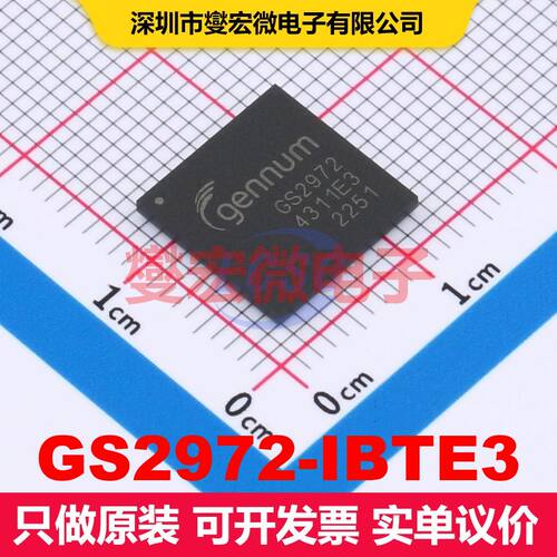 GS2972-IBTE3 BGA-100(11x11) 视频处理器 线性 集成芯片IC