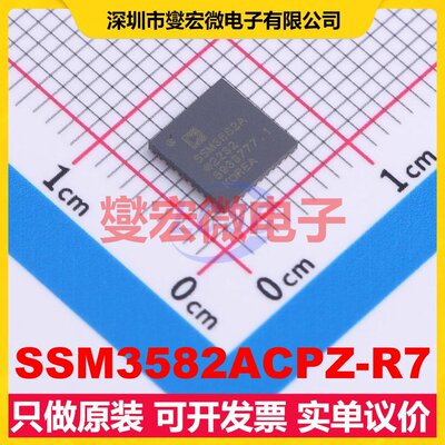 SSM3582ACPZ-R7 LFCSP-40-WQ(6x6) 双声道音频放大器芯片IC