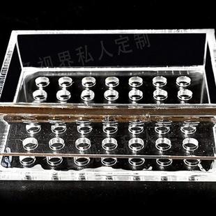 定制亚克力挂钩干湿分离淋盒背滤侧滤雨滴流过盒式滤盒干MZI湿分