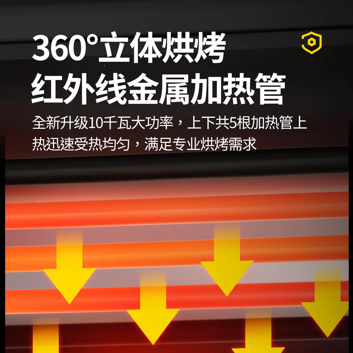 卧旋YF-206转烤视鸡鸡腿烤鸭炉商用式可透烤箱钢叉式烧烤烤炉烤羊