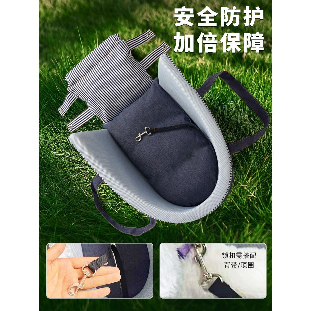 啵拉宠物仔中控车载窝小型犬专安用全座载FZB椅牛车狗窝四季通用