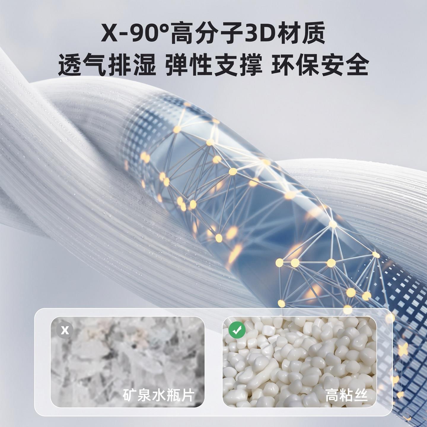 童纯3D3D床垫异空气纤维垫无胶水可洗无味水床褥透儿气防潮学生宿