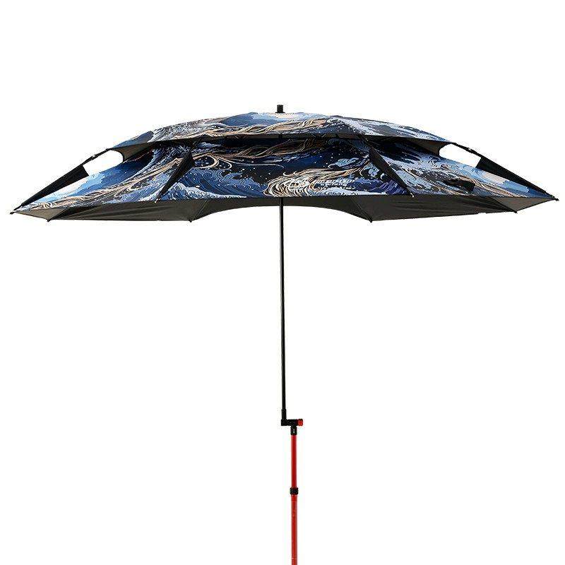 驴阿郎龙钓鱼伞伞龙霸大钓加厚防晒防紫外线霸万向防暴雨垂钓遮阳