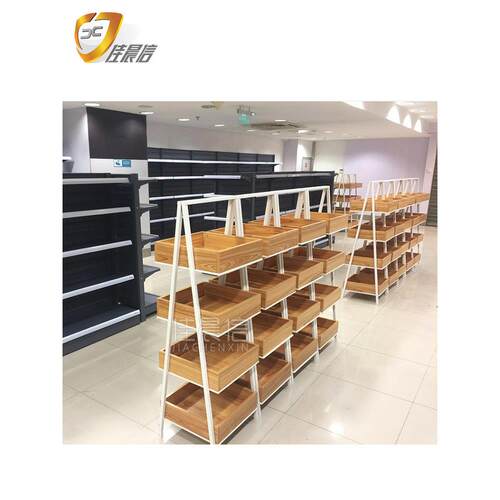 高档钢木货便架超市和利店母婴店药房GTT食架品店小吃店货架展示