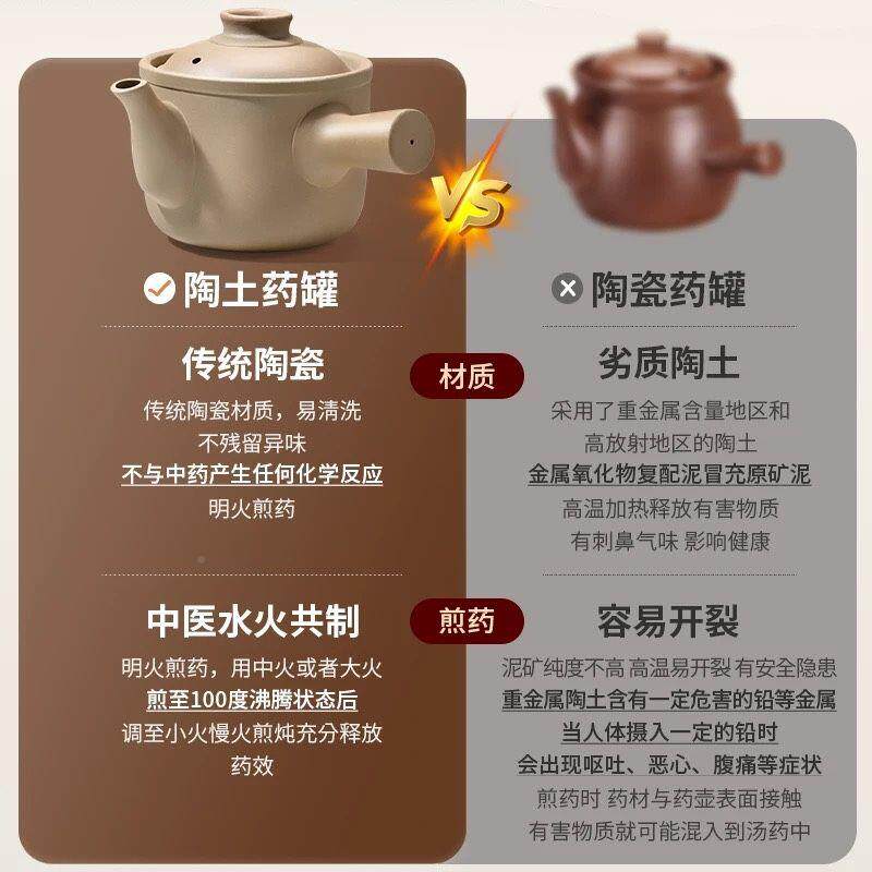 老煲式中药砂锅中药专用锅煎药壶药罐家罐用专门煮熬药KA182428的