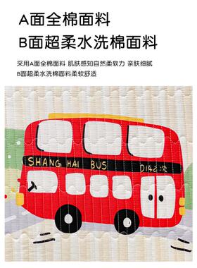 全棉卡新米通床盖单UTK件025款单2人榻榻加厚夹棉床单三件套四季