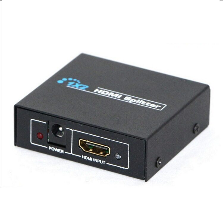 高清HDMI一分二2K分配器清视频分频器1分2 hdmi一进二出1进2出版