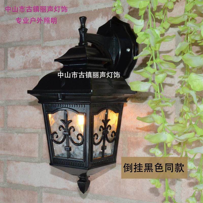 速发简约欧式铝材户外防水壁灯工程用灯具阳台外墙店铺装饰灯