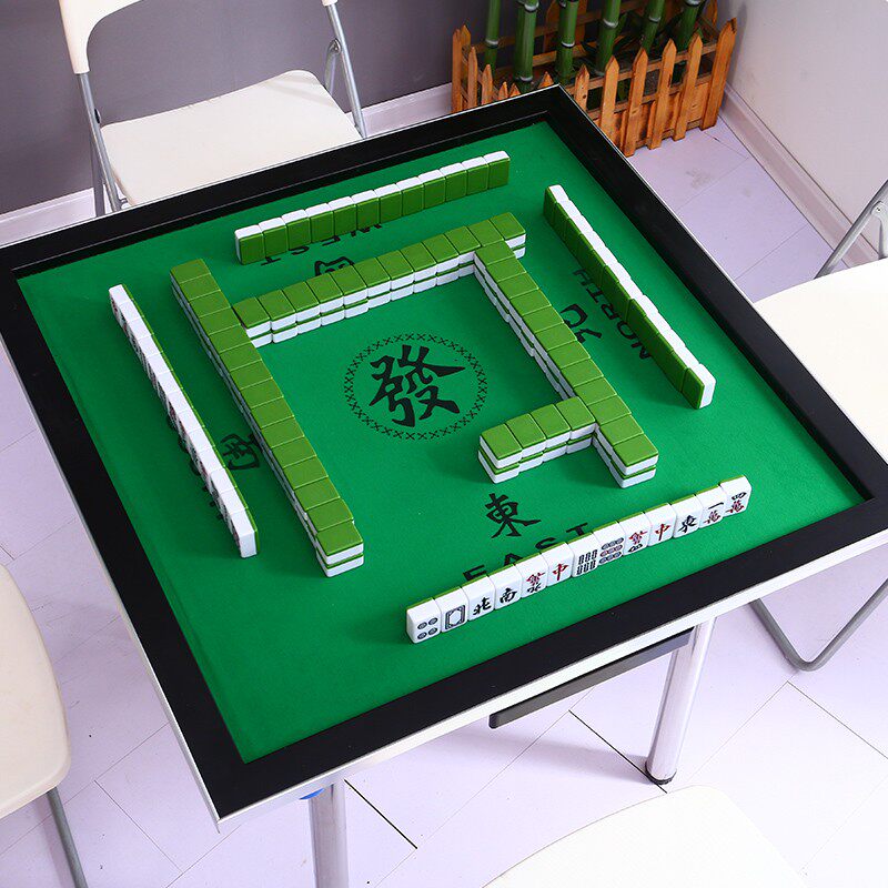 速发桌折叠手搓桌棋实易家用小型简木打牌桌象子棋盘桌椅组合