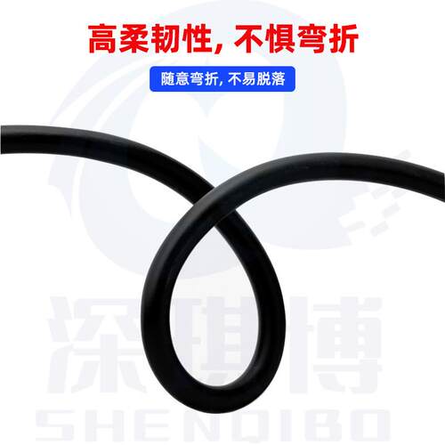现货WTT黑色热缩k管绝缘加厚热缩套管子保护套管 1mm~22mm裁切