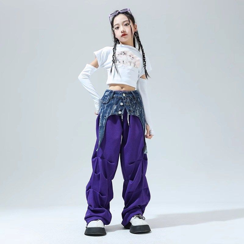 速发孩爵士舞服装帅气街舞流出h套装少儿嘻哈服iphop走秀舞台潮演