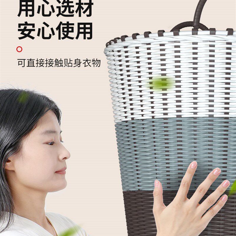速发脏间篓脏衣服收纳筐装放用生衣家卫洗衣篮子换洗玩具收纳桶脏