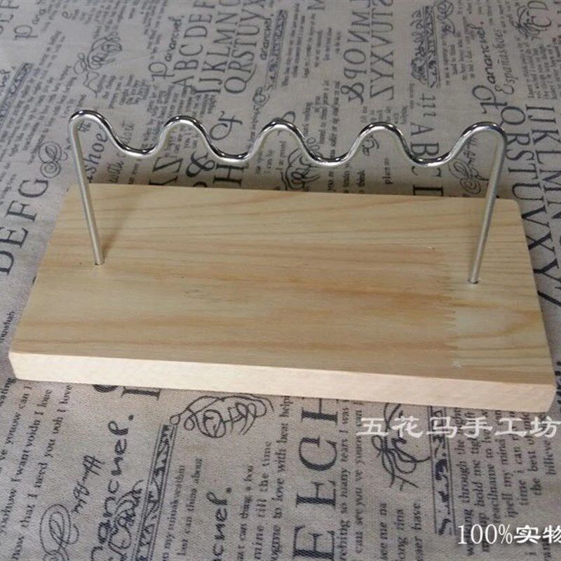 速发实木烫座支架烫可【架同时架四支烫把】烫花器防底桌架工具配