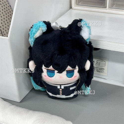 鬼灭之刃时透无一郎10cm棉花娃娃