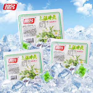 木涟冰爽薄荷木莲冰爽木莲豆腐解暑果冻白凉粉即食冰粉350g盒