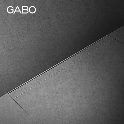 观博GABO304不锈钢地漏长条形窄缝线线性地漏水封防臭地漏253016