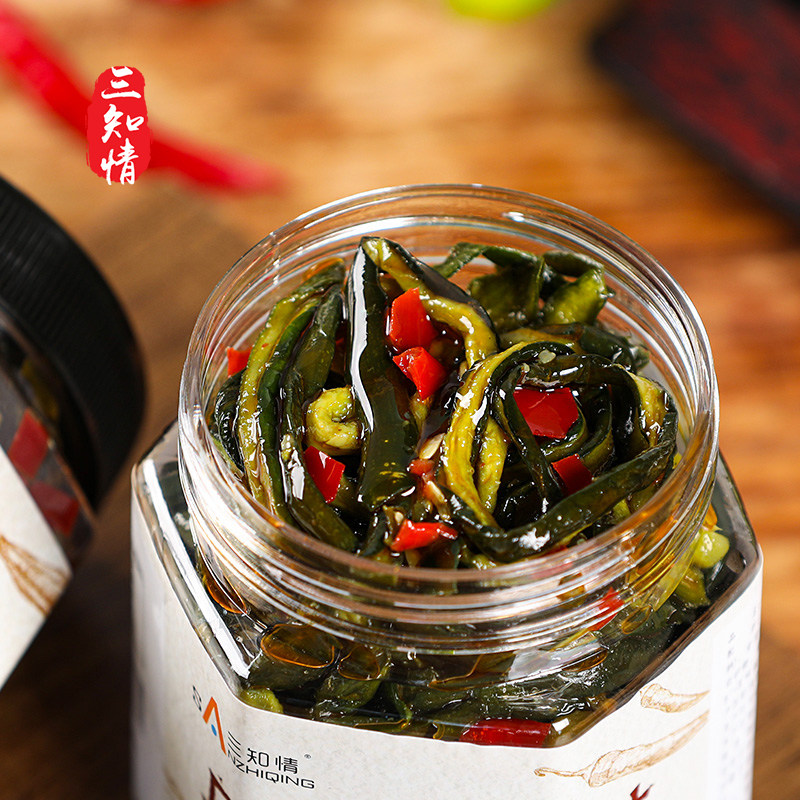 黄瓜皮咸菜下饭菜特产榨菜腌黄瓜脆爽黄瓜皮泡菜黄瓜干剁椒