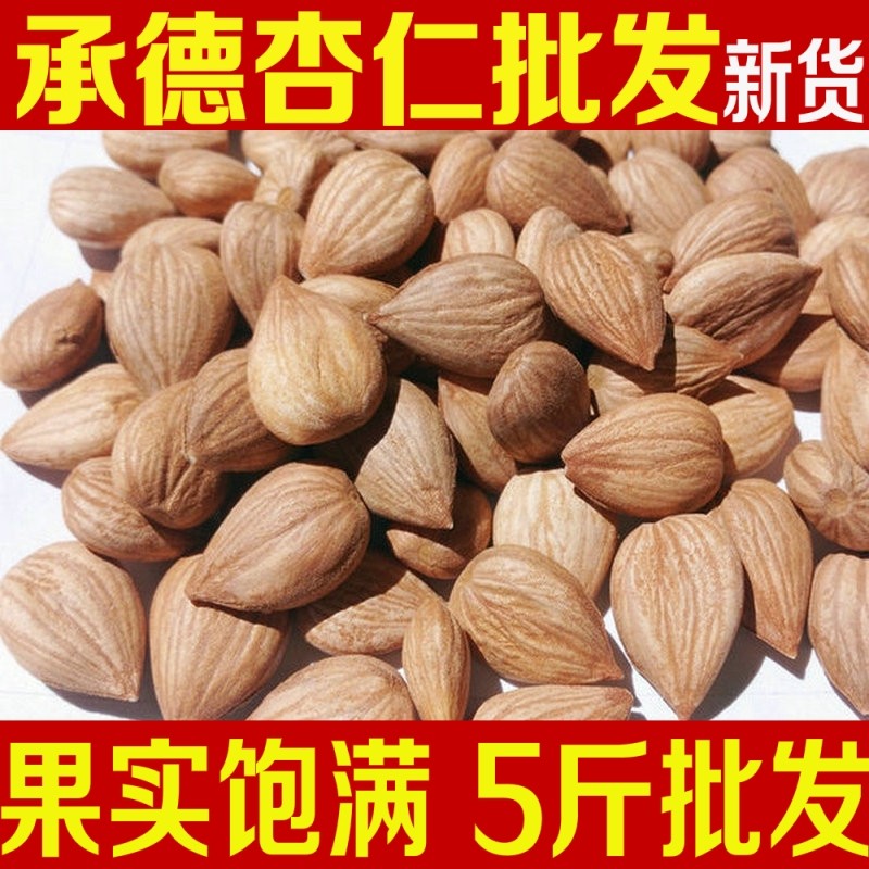 新品承德特产大粒优一南杏仁500克包邮原味五香去壳坚果零食干果