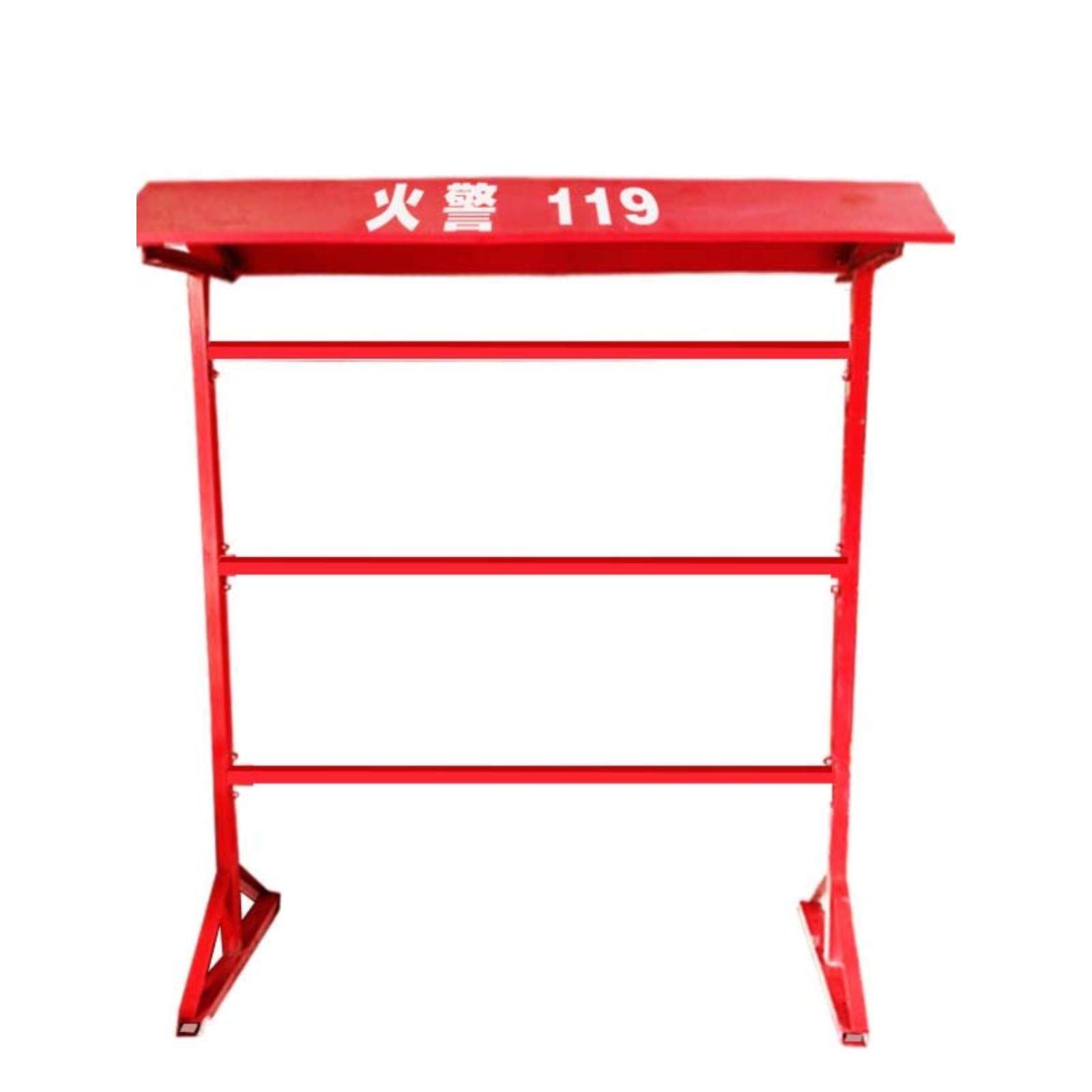 架子器材架室外单排消防架展示架挂架工具架斧头铁锹沙桶