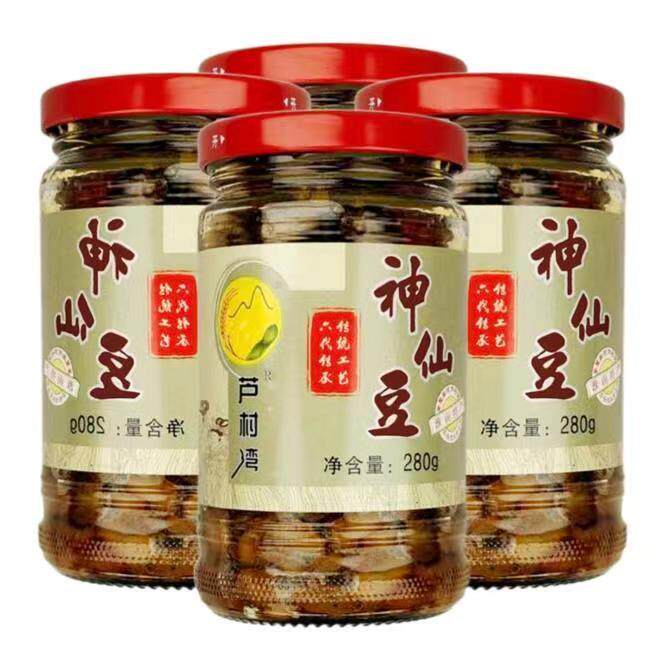淮南臭豆子神仙豆芦村农家特产下饭拌面火锅调料280克安徽美食