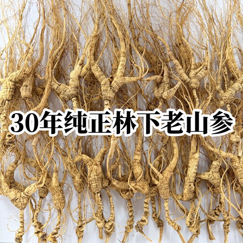 长白山野山参东北野生人参长白山野山参25年20年30年林下参