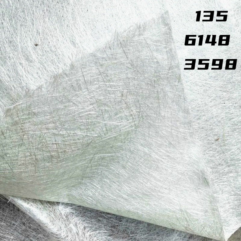 无碱乳剂玻璃纤维短切毡 玻璃钢纤维毡 透明玻璃纤维毡300克450克