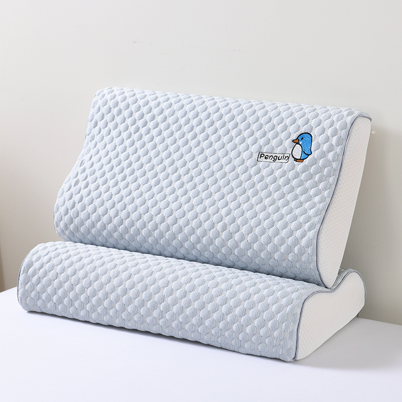 夏季冰丝垫乳胶枕套30X50酷儿童记忆泡沫枕套冰丝枕套40X60Cm