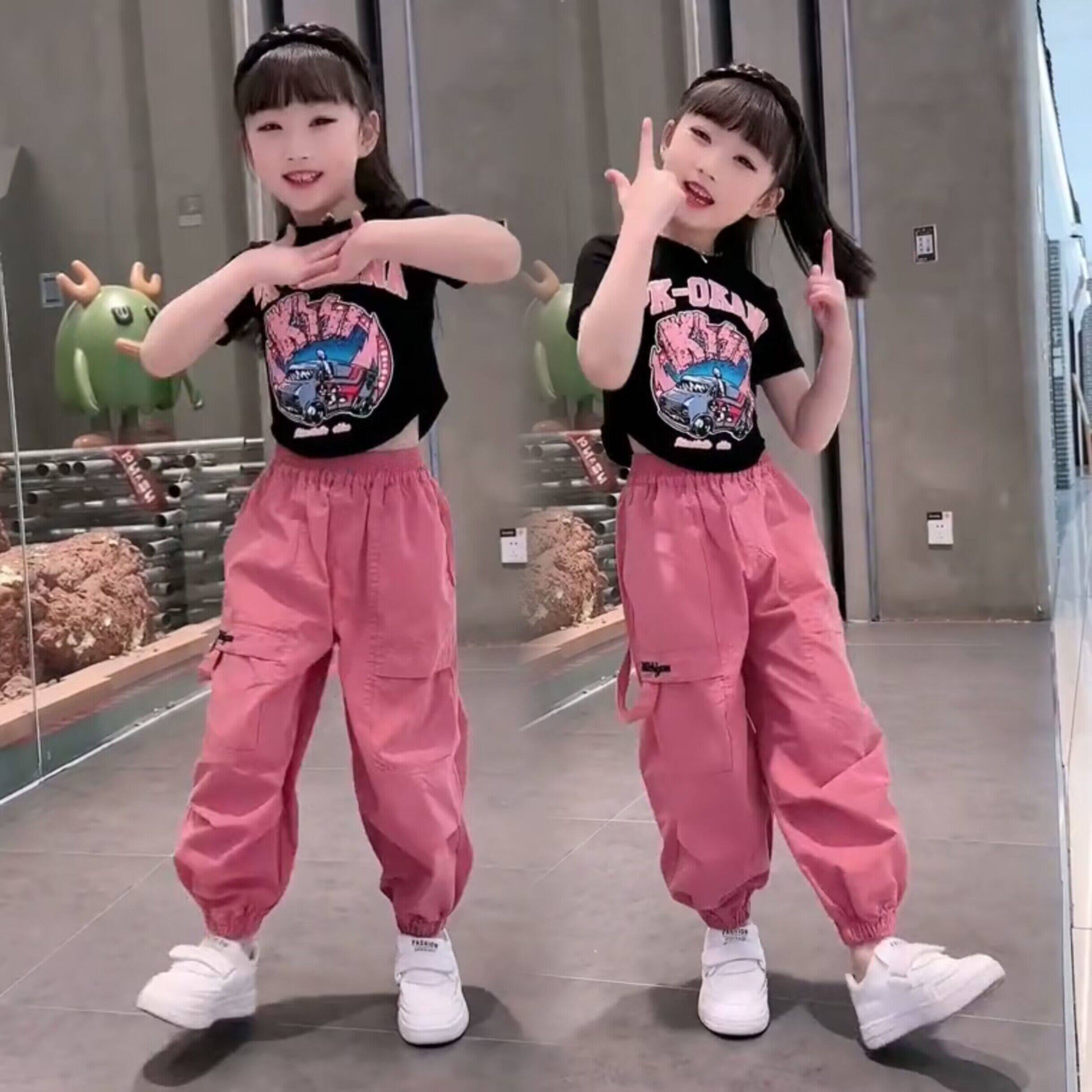 女童阔腿裤夏季2026新款儿童夏天宽松休闲裤网红女中大童夏装裤子