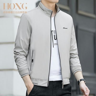 S.F Marceau~出口德国~轻奢高端！夹克男立领高级感潮流商务外套