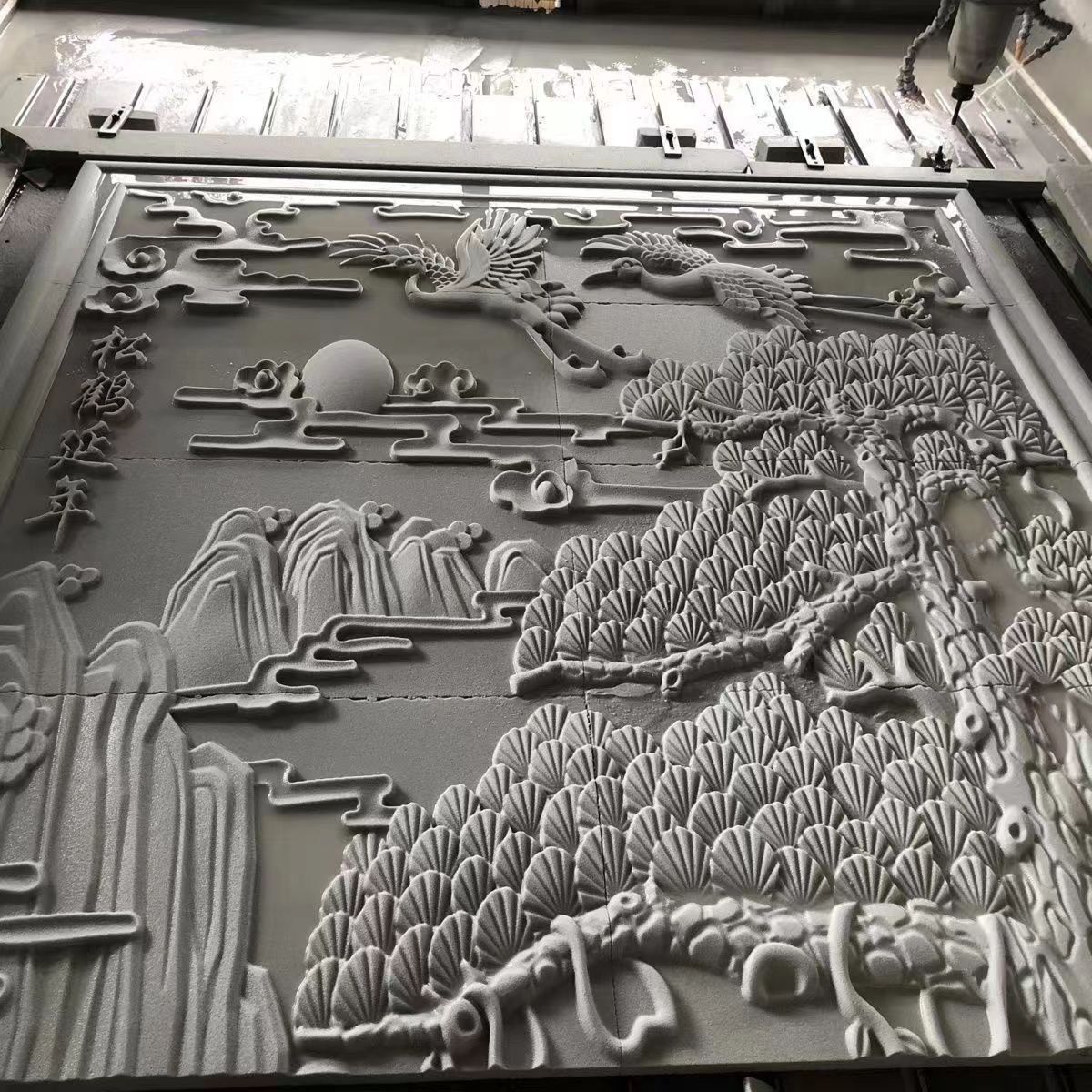 别墅外墙EPS浮雕装饰雕花壁画高密度欧式泡沫立体成品雕刻定制图片