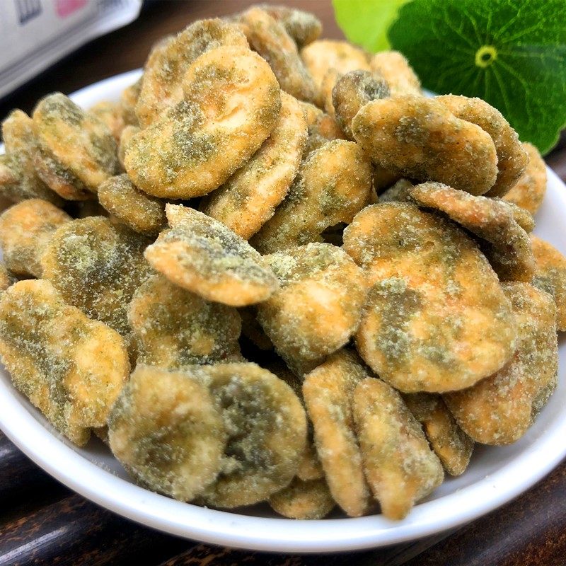 海苔味豆瓣1斤-5斤油炸蚕豆片袋装豆子即食零食坚果炒货休闲小吃