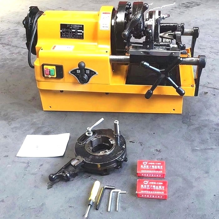 电动套丝机2寸4寸多功能消防水管轻型车丝开牙机镀锌钢管过绞丝机