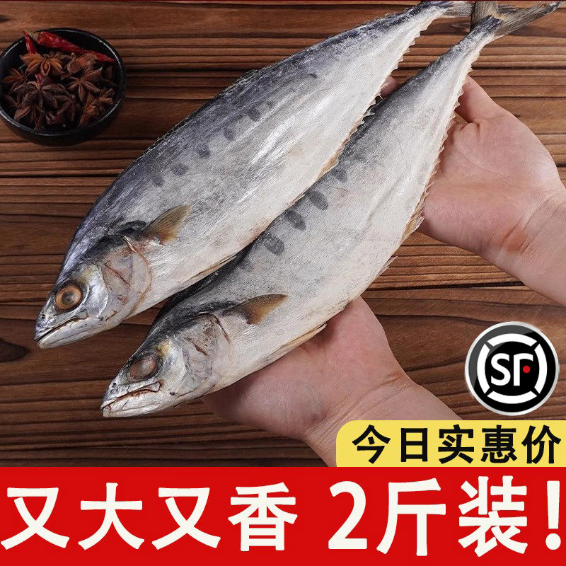 北海市马鲛鱼干500g风干日晒淡干鱼干梅香大鱼干整条特色海鱼干