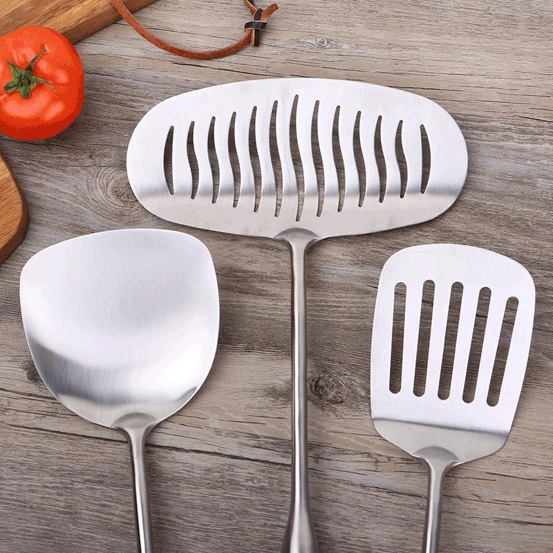 2024新款直供304不锈钢锅铲厨具套装花梨木柄加厚隔热炒菜铲