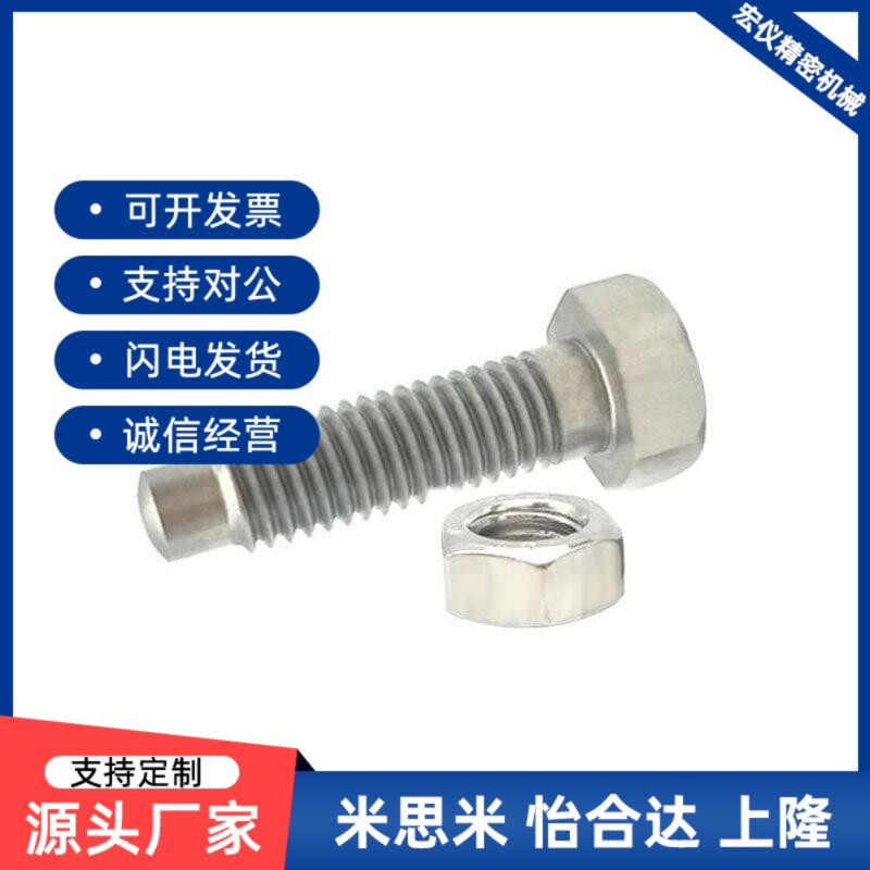 替代不锈钢粗牙定位螺栓螺纹前端R型STBAS4/5/6/8/10/12-20/25/30