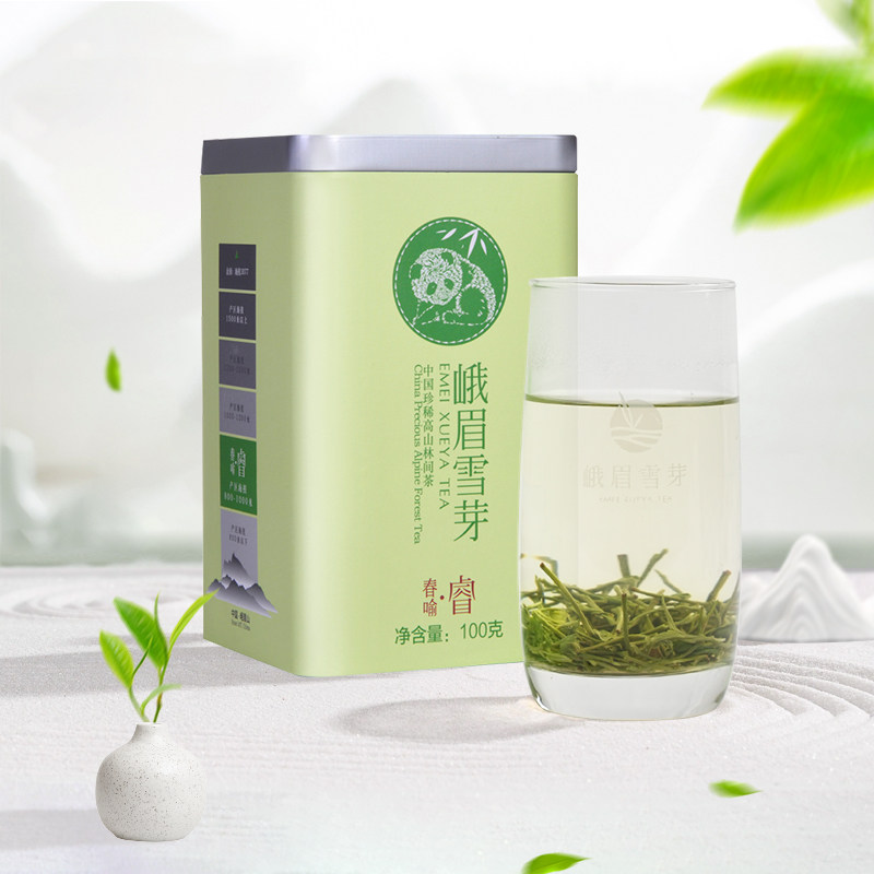 春喻睿高山绿茶 一芽一两叶四川毛尖茶 800-1000M高山春茶绿茶