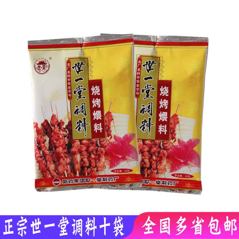 哈尔滨烧烤料30g*10烤肉调料煨肉料孜然粉烧烤调料粉腌肉料