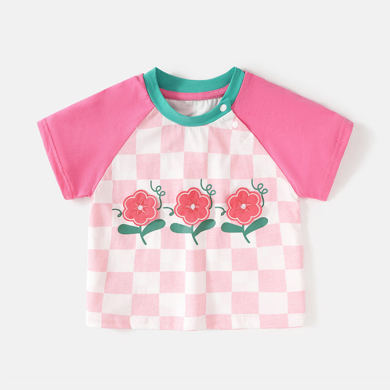 速发女童t恤5宝宝上衣婴儿夏季衣服小童童装裙子新款儿童夏装