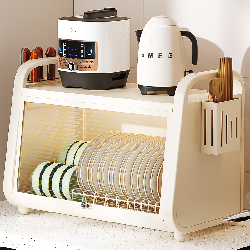 碗碟收纳架厨房置物架台面放碗架碗盘沥水架碗柜多功能碗筷收纳