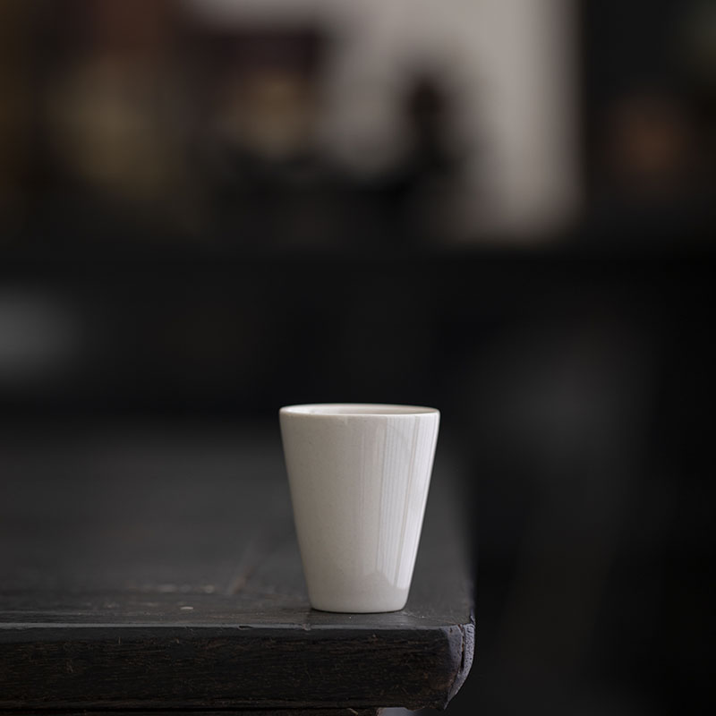 速发草木祠 陶瓷茶杯品茗杯 复古草木灰主人杯喝茶杯子功夫茶具