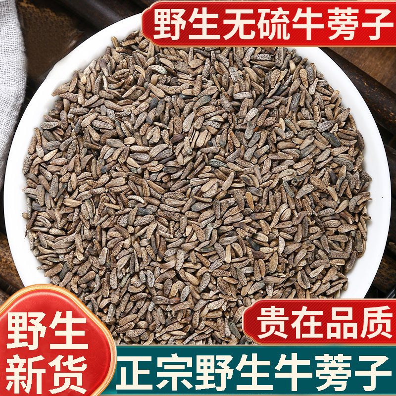 当季搭配牛蒡子新农家500g同款牛旁子牛蒡子大力子牛蒡籽泡茶
