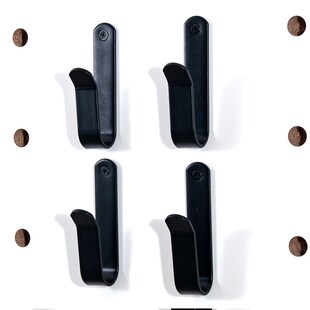 木目15洞洞板配件雪板收纳支架墙上滑雪雪具展示挂钩