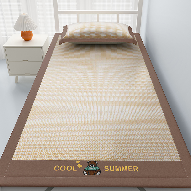 夏天2024新款冰丝凉席学生宿舍单人床儿童90x190住校专用夏季席子