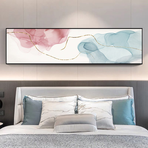 抽象线条几何玄幻卧室装饰画背景墙床头挂画沙发餐厅主卧客厅壁画