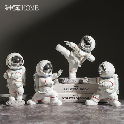 创意宇航员摆件家居桌面太空人客厅电视柜儿童房间布置装饰摆设品